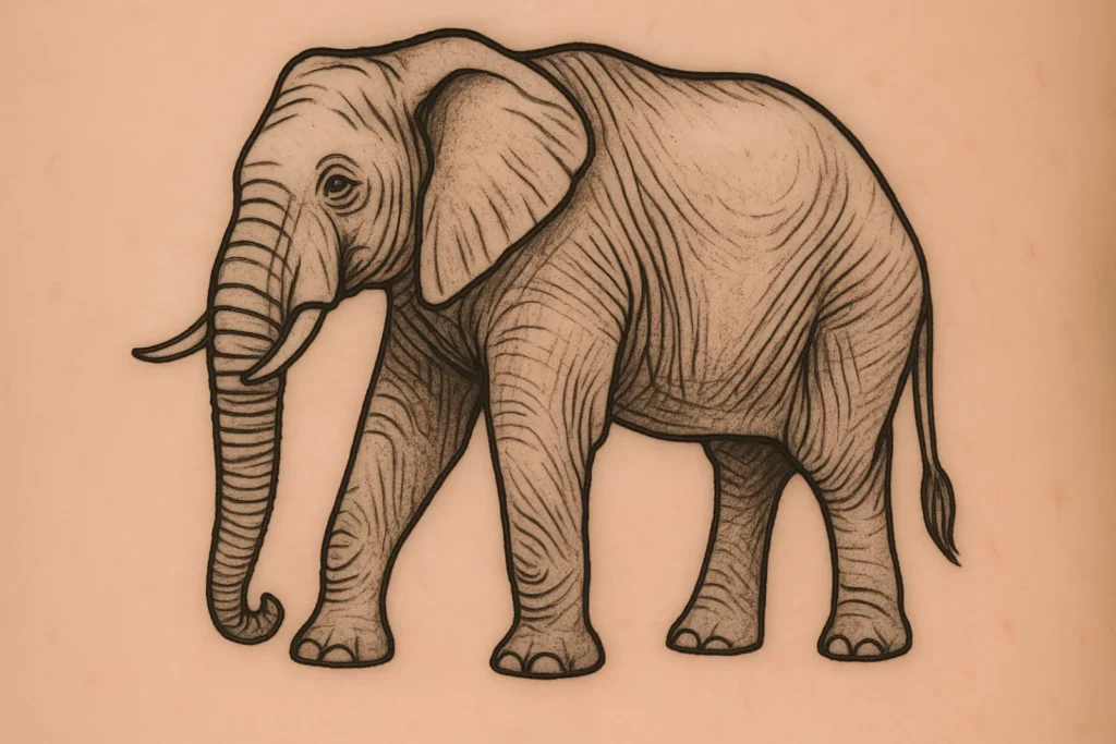 Significado de tatuagem de elefante.