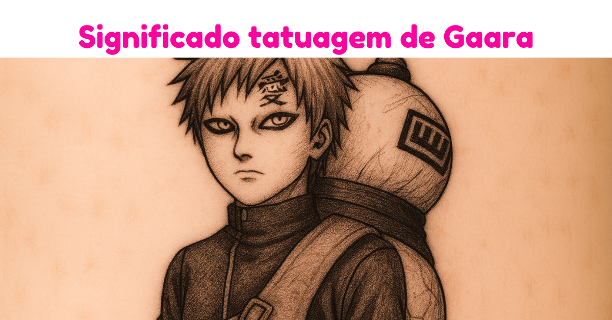 O que significa a tatuagem de Gaara? Ideias incríveis para tatuar o ...