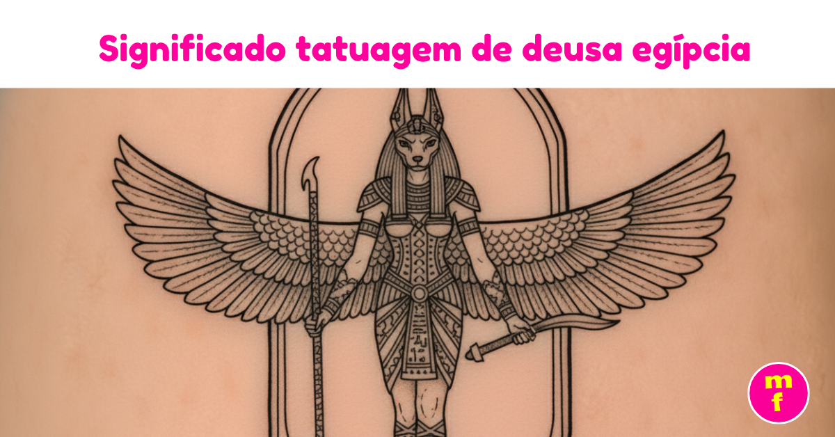 O que significa a tatuagem de deusa egípcia? | Minha Fofoca