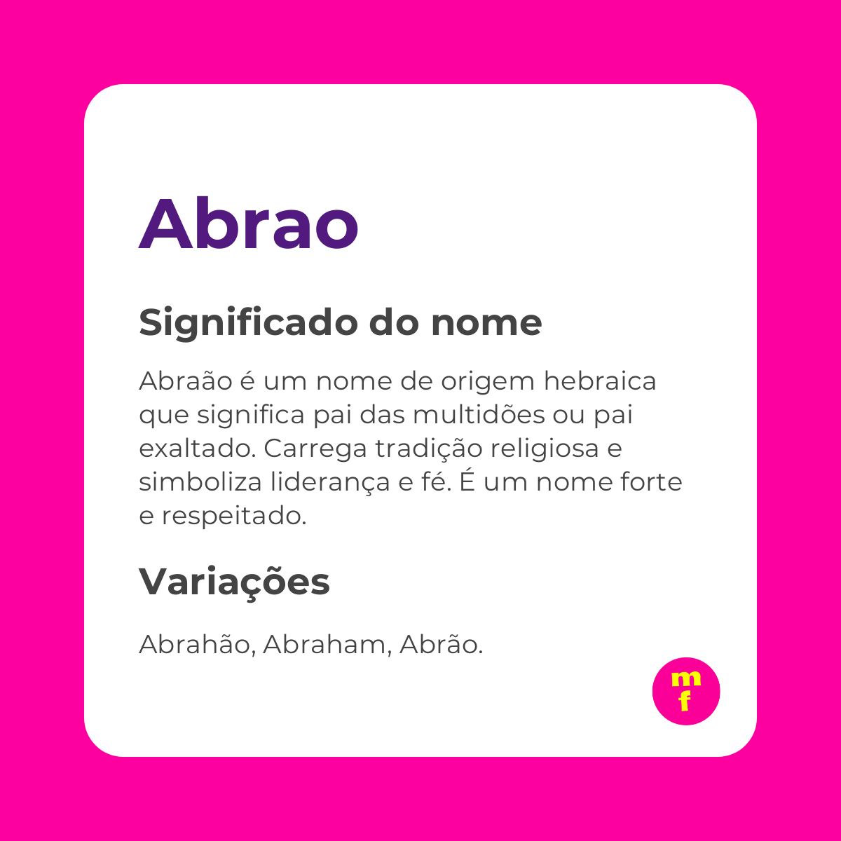 O que significa o nome Abrao? Descubra a origem e os segredos desse nome marcante