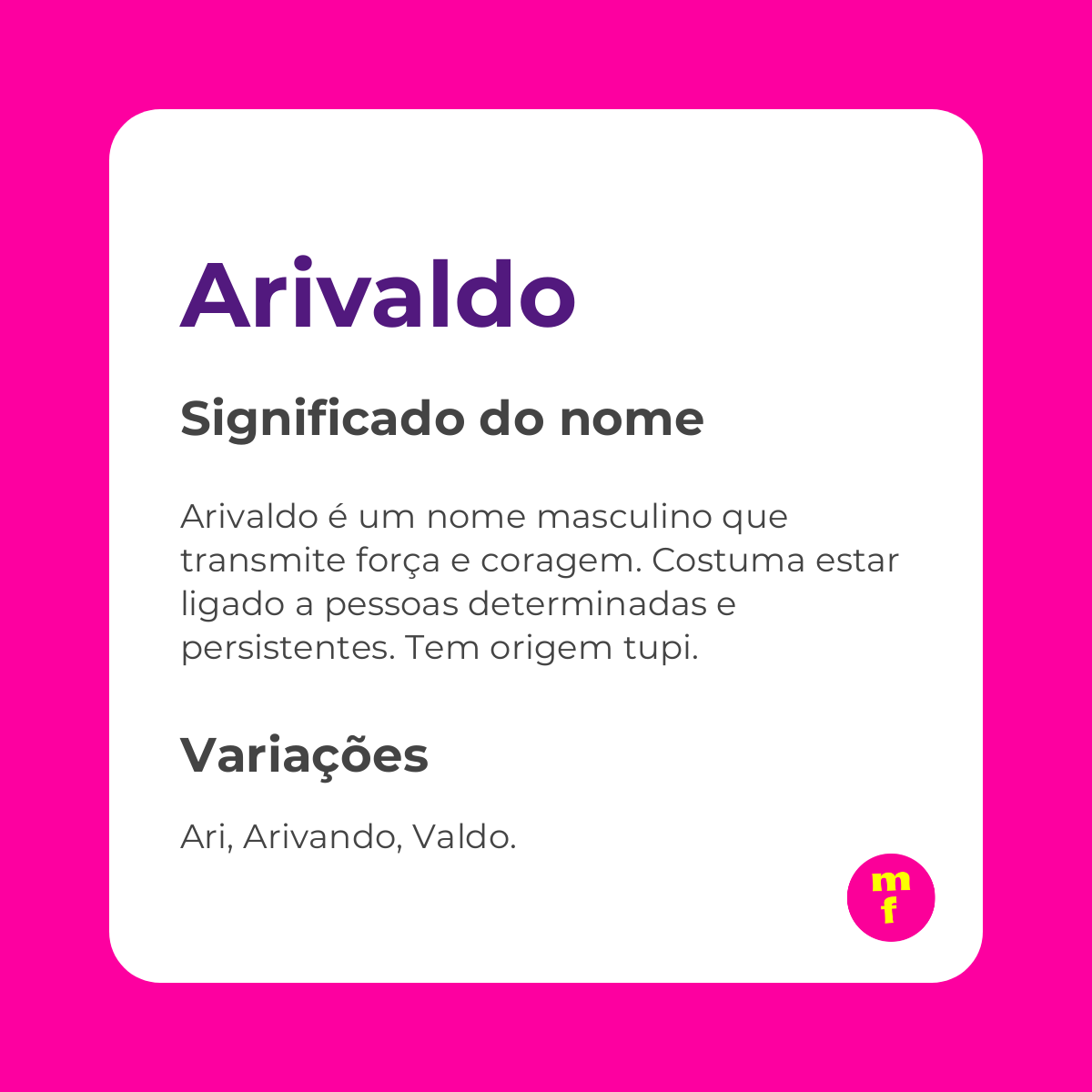 O que significa o nome Arivaldo? Descubra a origem, curiosidades e personalidade