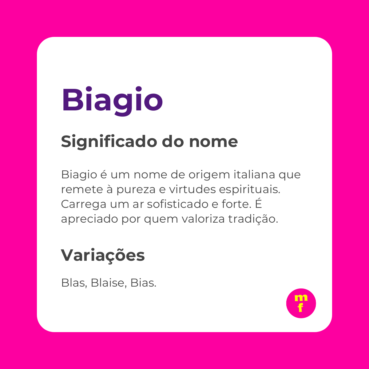 O que significa o nome Biagio? Descubra origem, curiosidades e características!