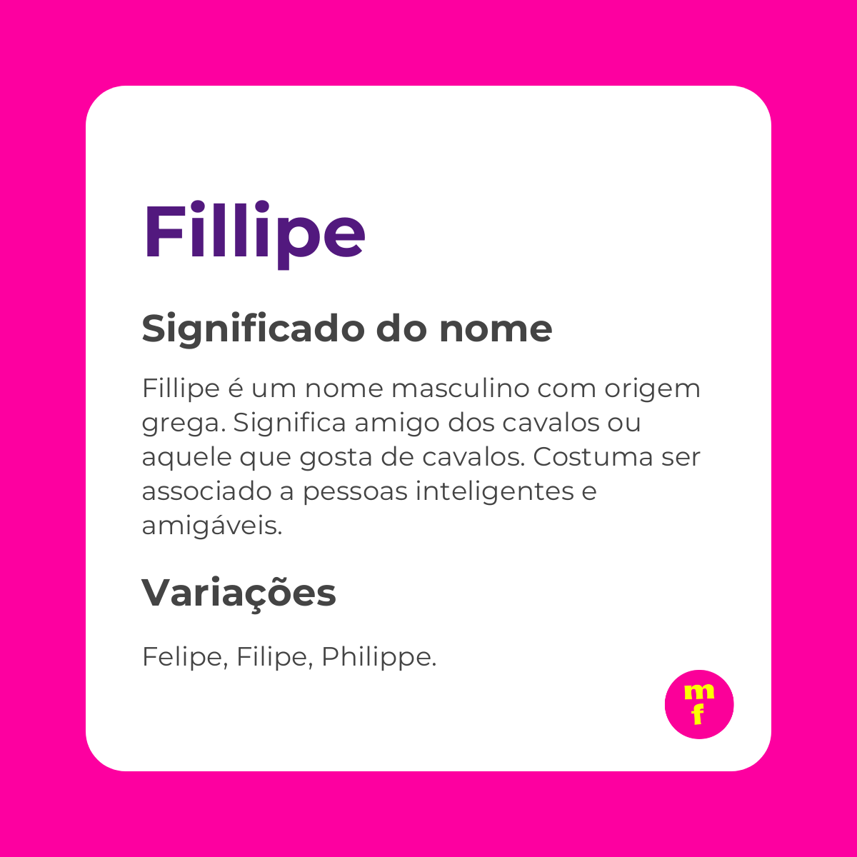 O que significa o nome Fillipe? Origens, curiosidades e personalidade