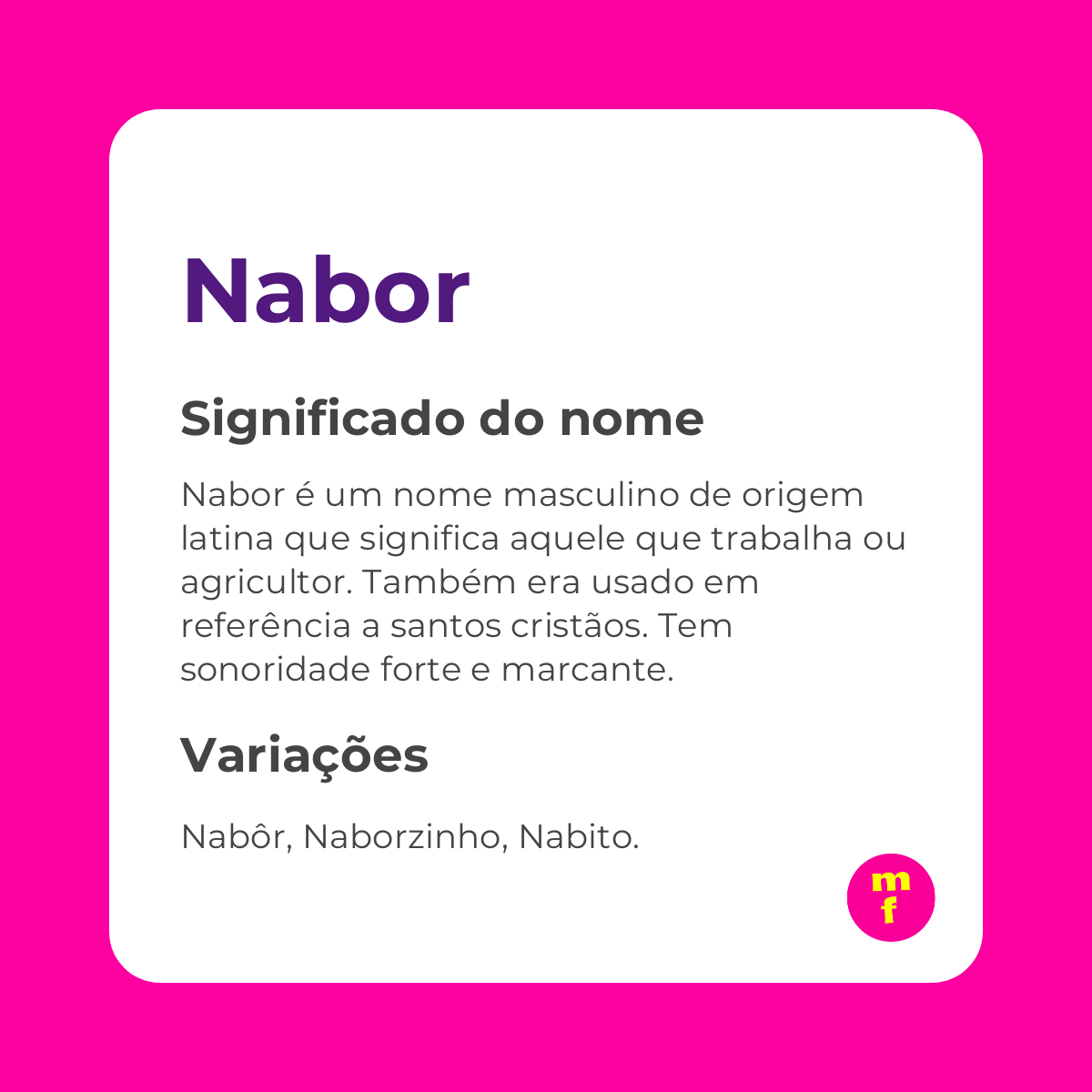 O que significa o nome Nabor? Descubra sua origem, personalidade e curiosidades