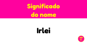 O que significa o nome Irlei?